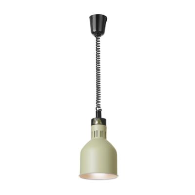 Výškově nastavitelná ohřívací lampa válcová, HENDI, Zelená, 230V/250W, ⌀175x(H)250mm | 273791